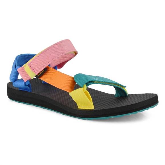 NEW TEVA women's original universal sandals in 90s multi - Picture 1 of 2
